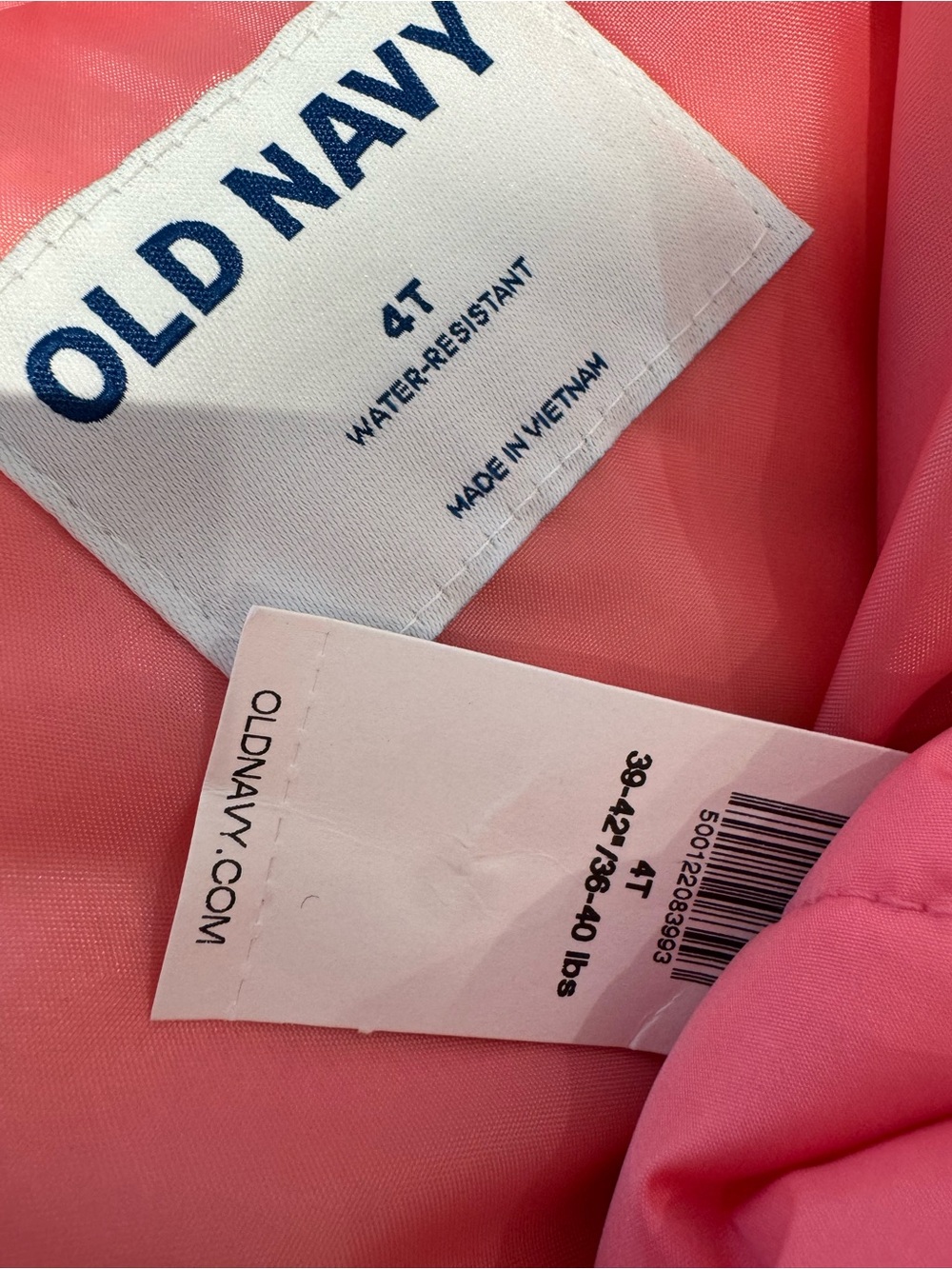 Old Navy Kids Coral Pink Jacket - Picture 5 of 5